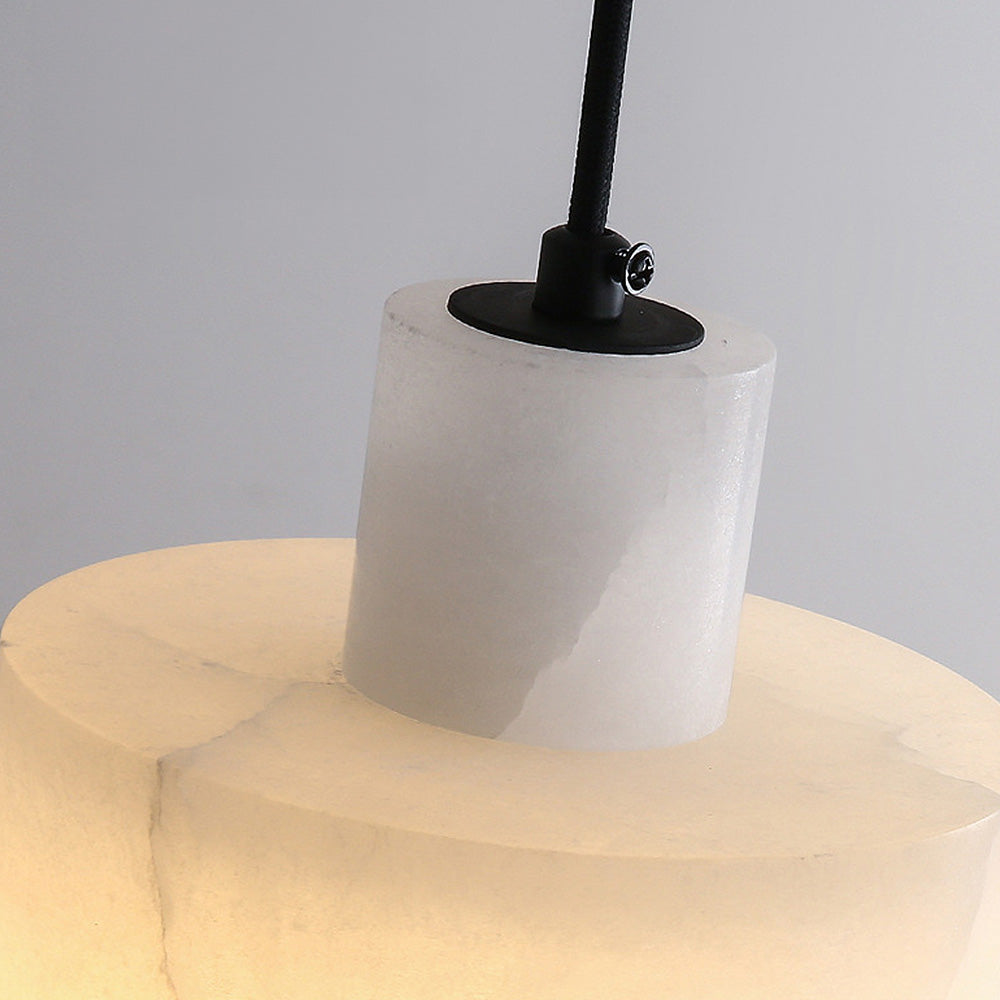 Nordic White Marble Minimalist Pendant Lamp By LumaMarble | Lersk