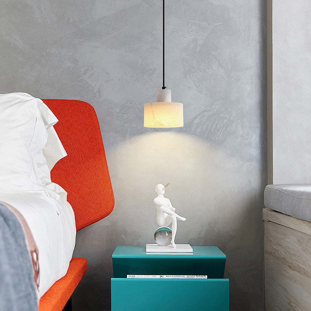 Nordic White Marble Minimalist Pendant Lamp By LumaMarble | Lersk