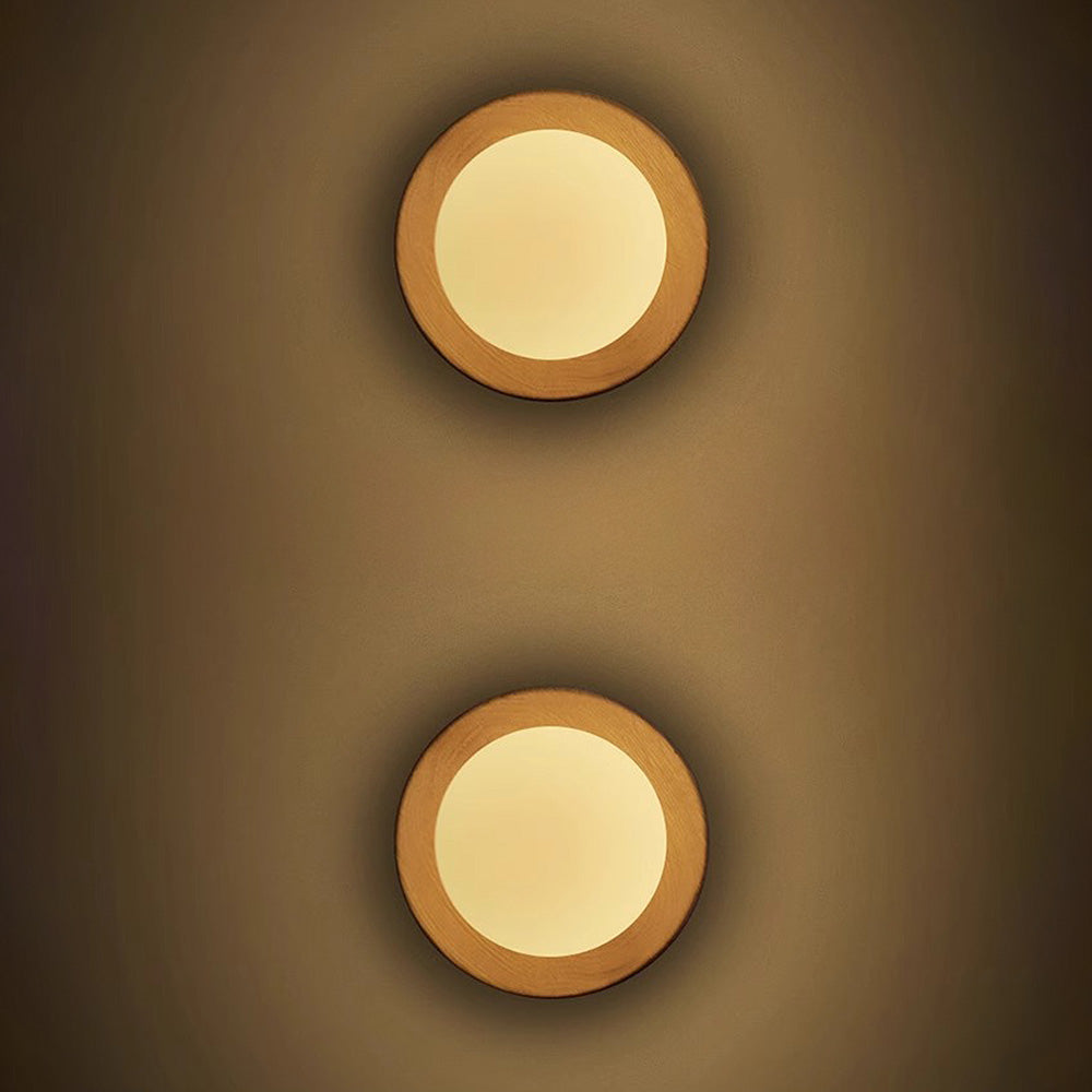 Minimalist White Wood Wall Light For Modern Home Decor Chic | Lersk