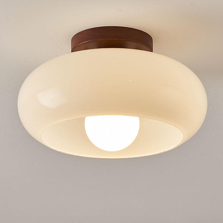 Vintora Bílá Mini Stropní Lampa ve Vintage Stylu Glow | Lersk