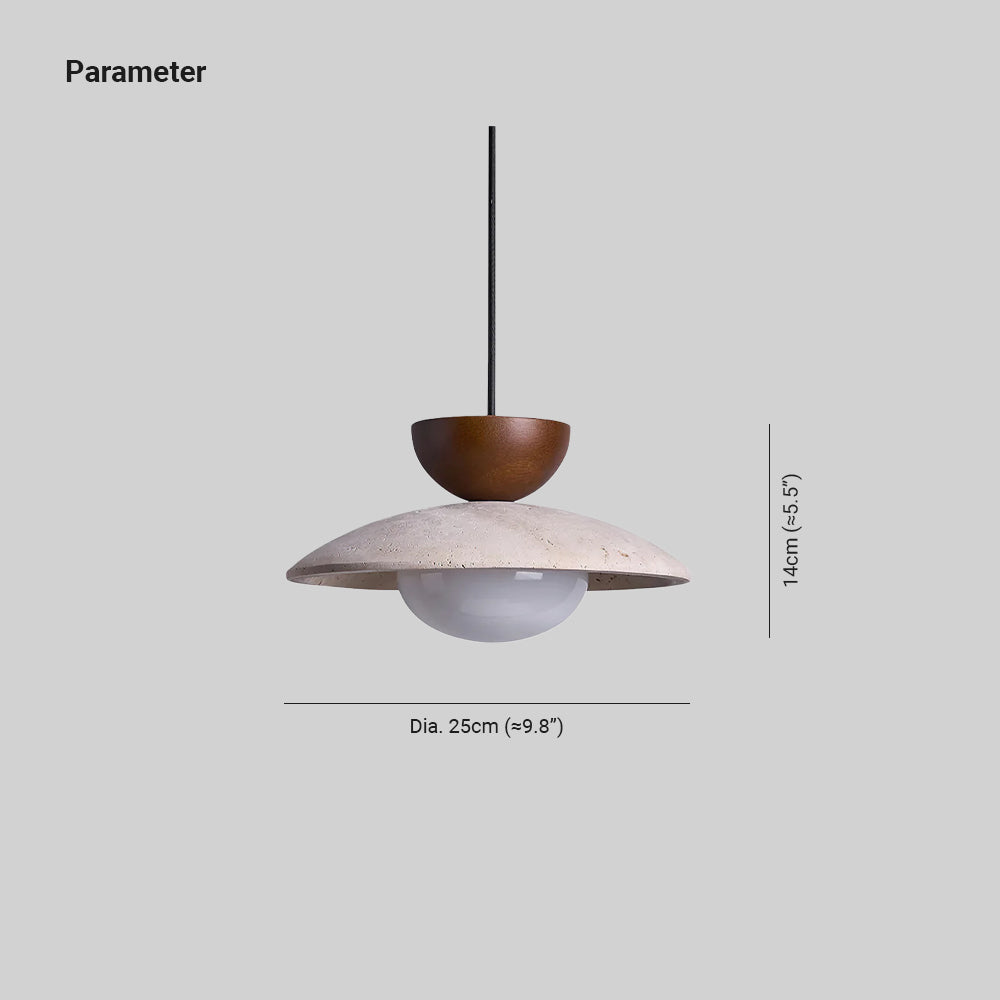 Aurea Travertine Pendant Lights for Dining and Hallways | Lersk