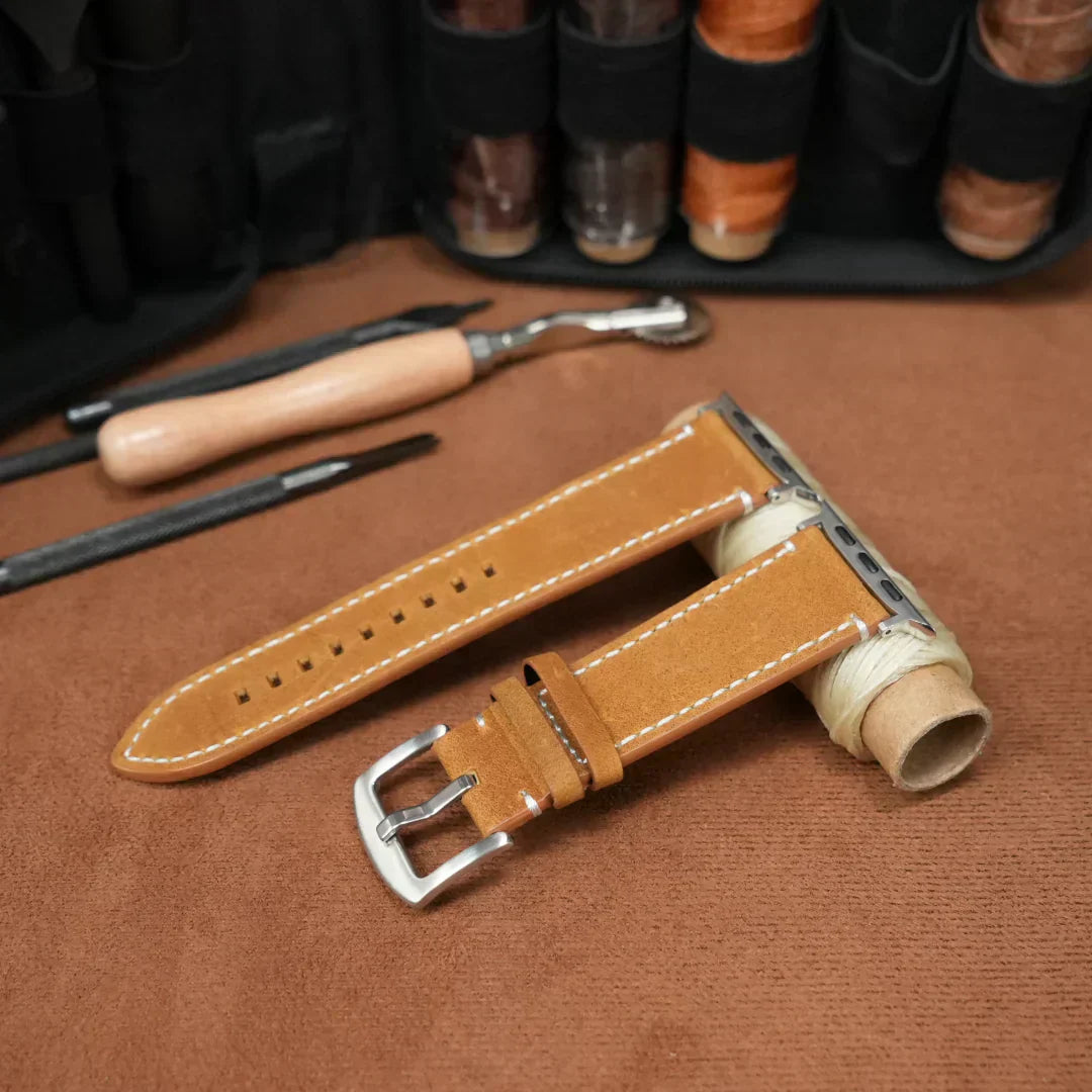 Avela Luxury Vintage Leather Strap for Apple Watch | Lersk