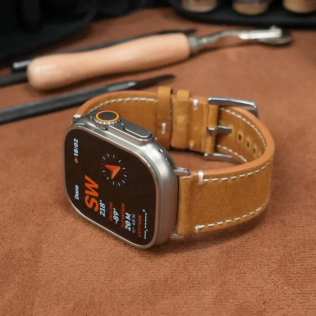 Avela Luxury Vintage Leather Strap for Apple Watch | Lersk