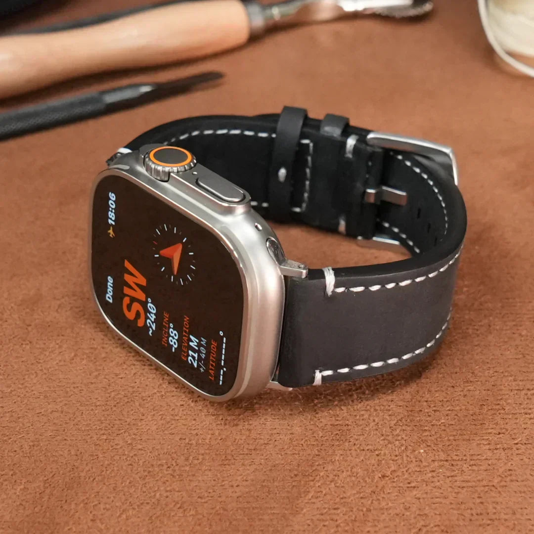 Avela Luxury Vintage Leather Strap for Apple Watch | Lersk