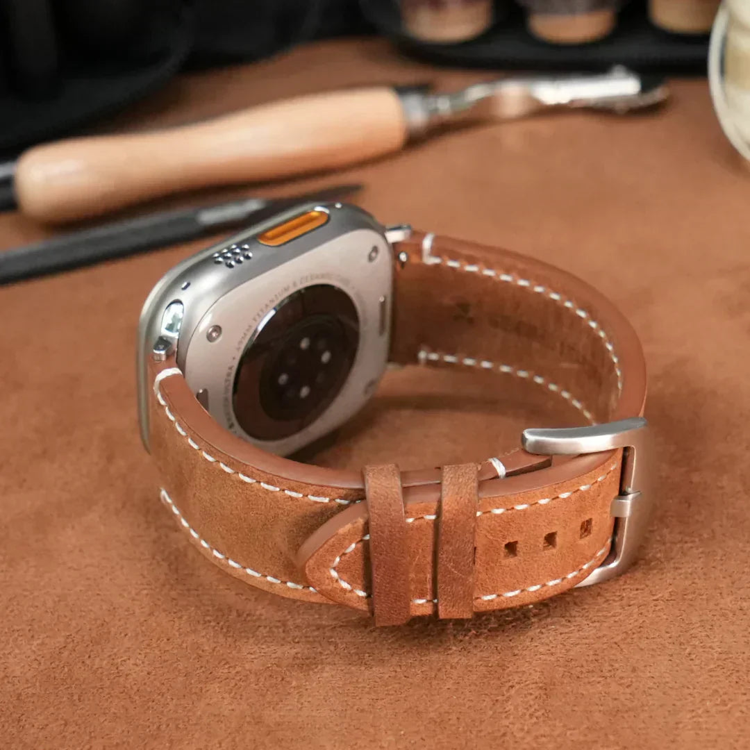 Avela Luxury Vintage Leather Strap for Apple Watch | Lersk