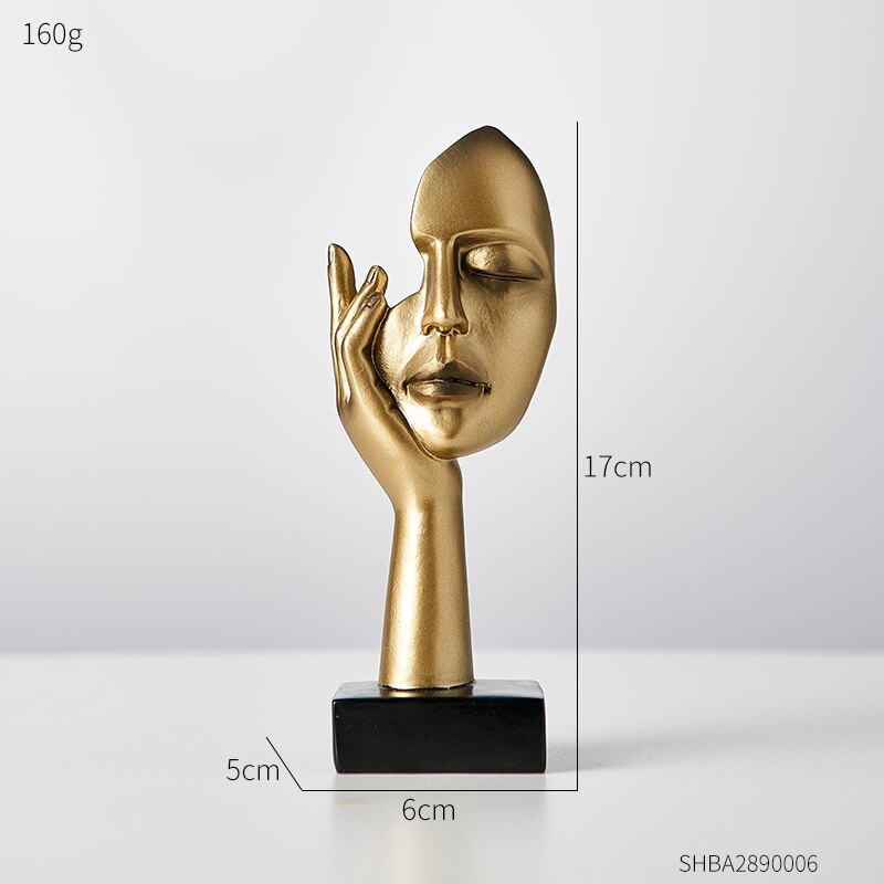 LumaMask Abstrakte Wanddekoration Moderne Masken-Skulptur Kunst