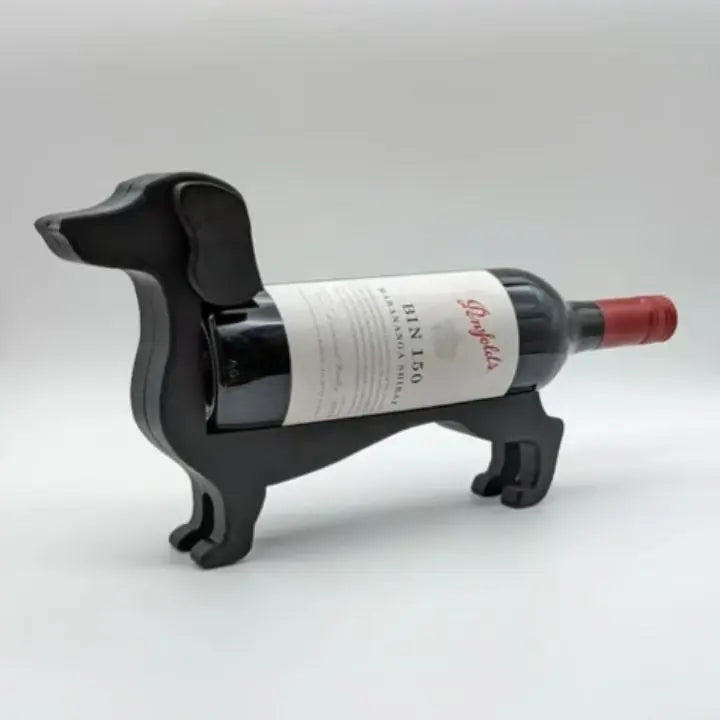 Dachshund Wine Bottle Holder, Unique Decorative Bottle Stand For Wine Display At Home | Lersk