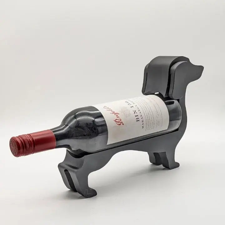 Dachshund Wine Bottle Holder, Unique Decorative Bottle Stand For Wine Display At Home | Lersk