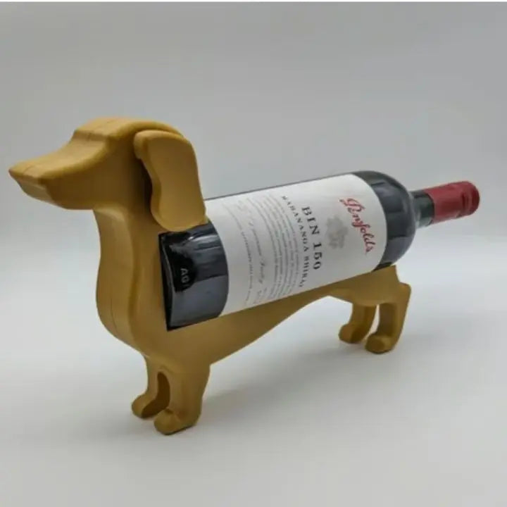 Dachshund Wine Bottle Holder, Unique Decorative Bottle Stand For Wine Display At Home | Lersk