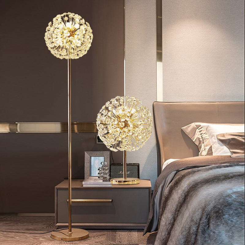 Petal Crystal Bordlampe Luksus Moderne Sengebordslampe | Lersk