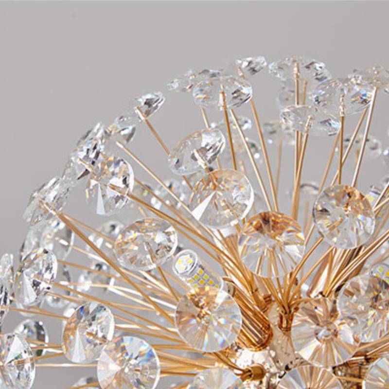 Petal Crystal Bordlampe Luksus Moderne Sengebordslampe | Lersk