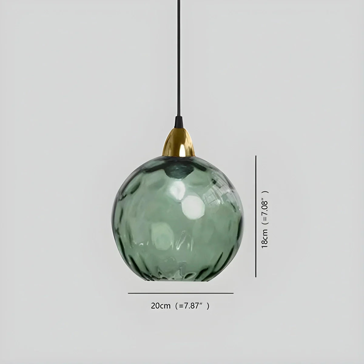 Colorful Glass Ball Pendant Light for Living Room | Lersk