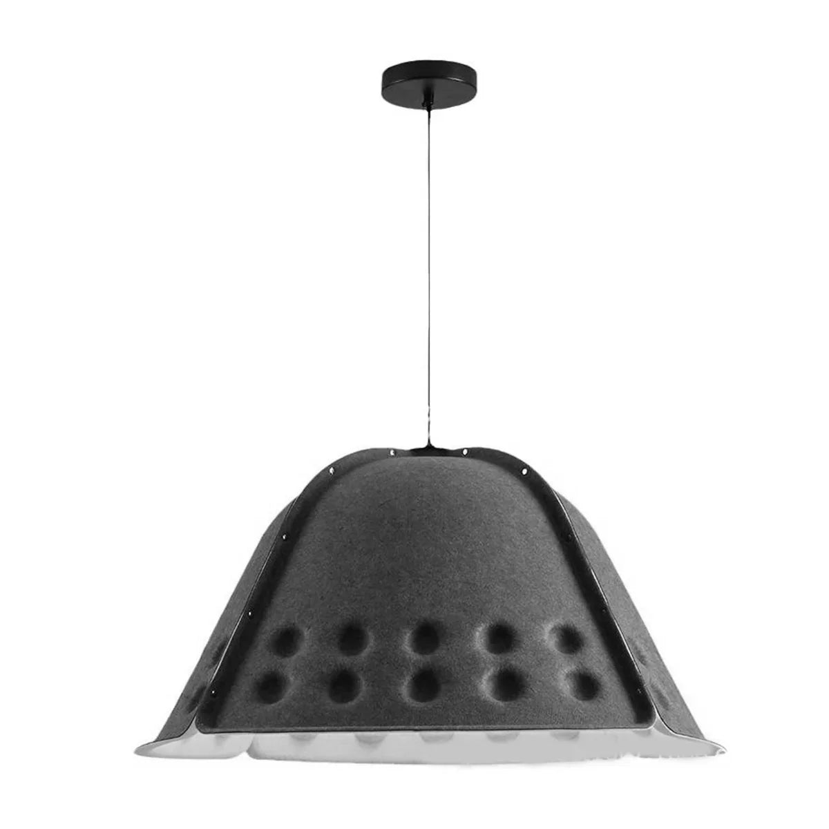 Clock Shaped Hot Pressed Acoustic Pendant Light | Lersk