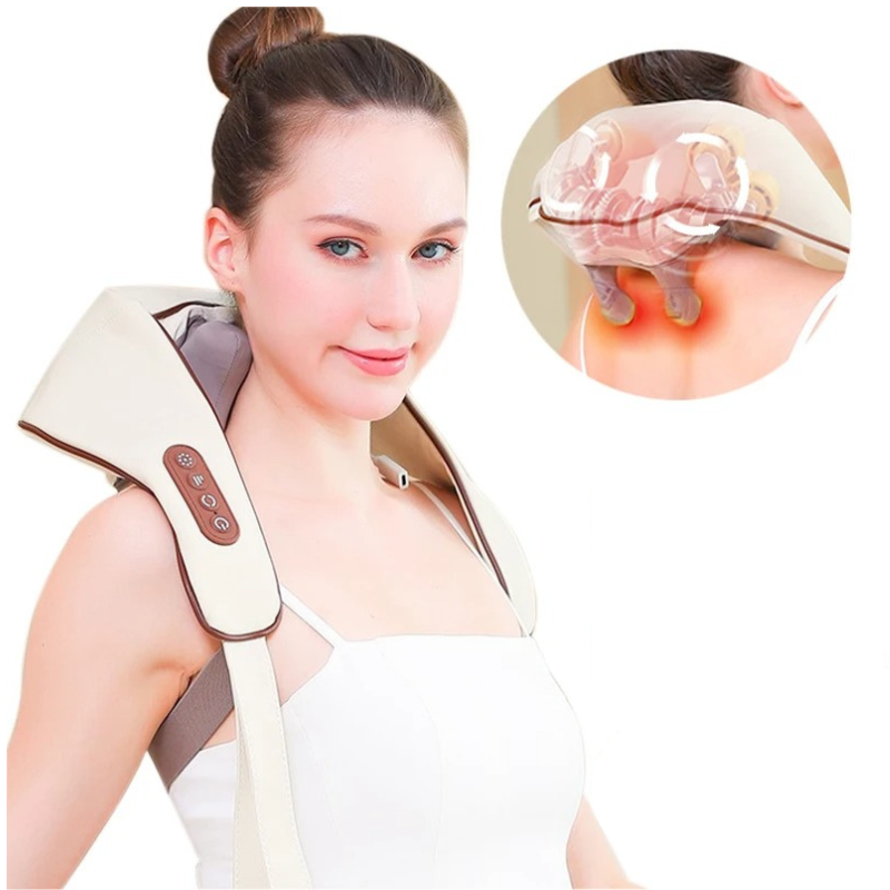ThermaEase Wireless Neck And Back Massager With Heat | Lersk