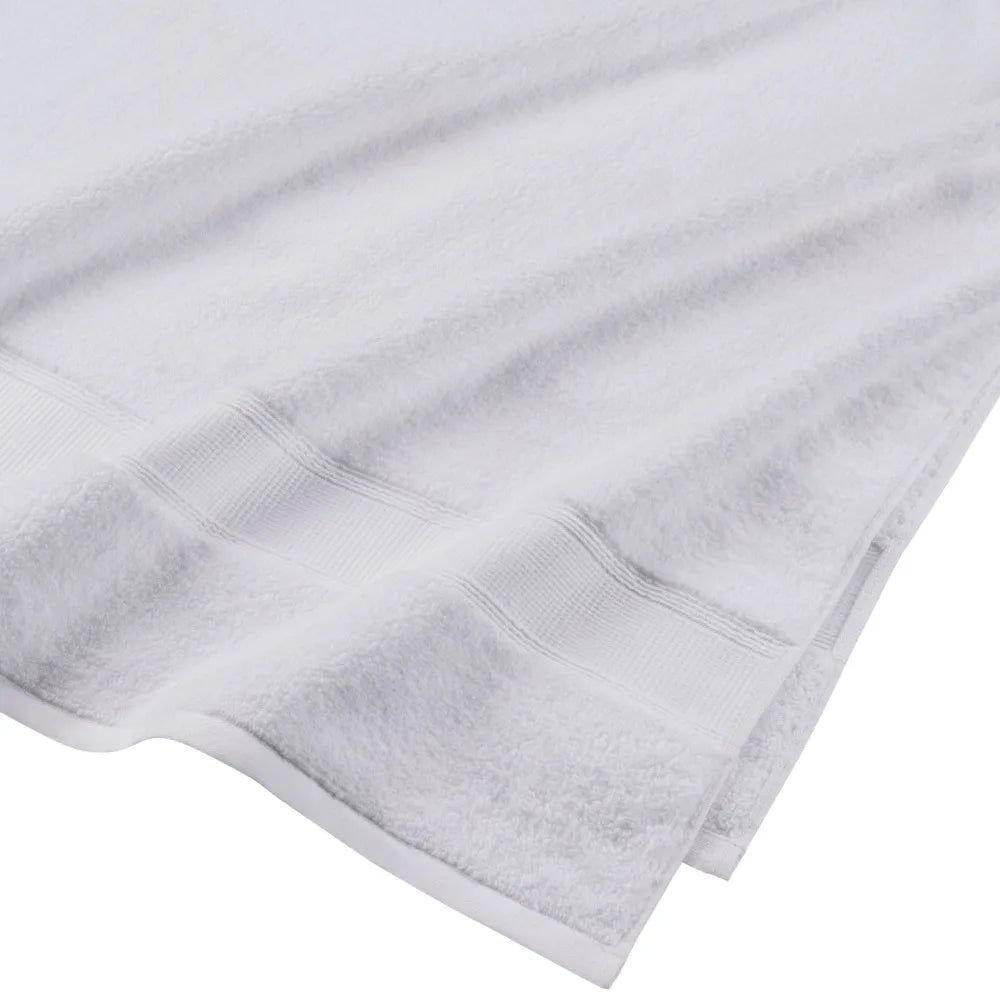 Set di 6 asciugamani spa Celara Arctic White in cotone egiziano | Lersk