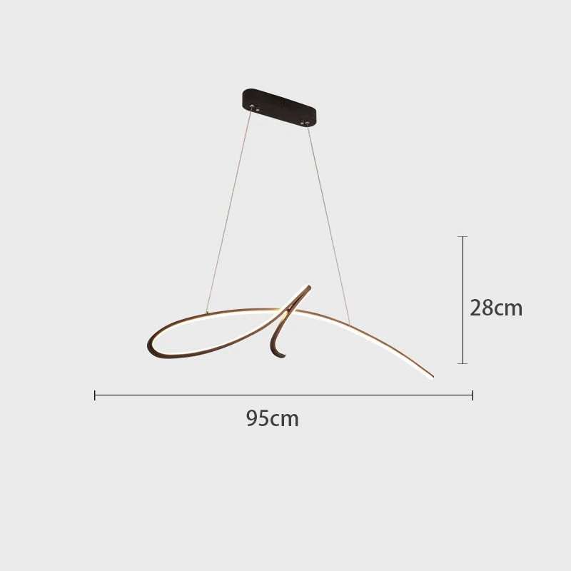 CirroNova | Suspension à bande moderne pour salon | Lersk