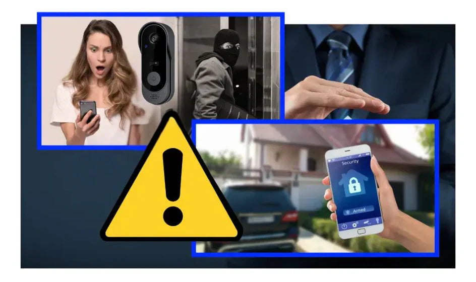 AstraGuard Pro Trådløs Video Dørklokke med HD Kamera og Realtids Bevægelsesalarmer | Lersk