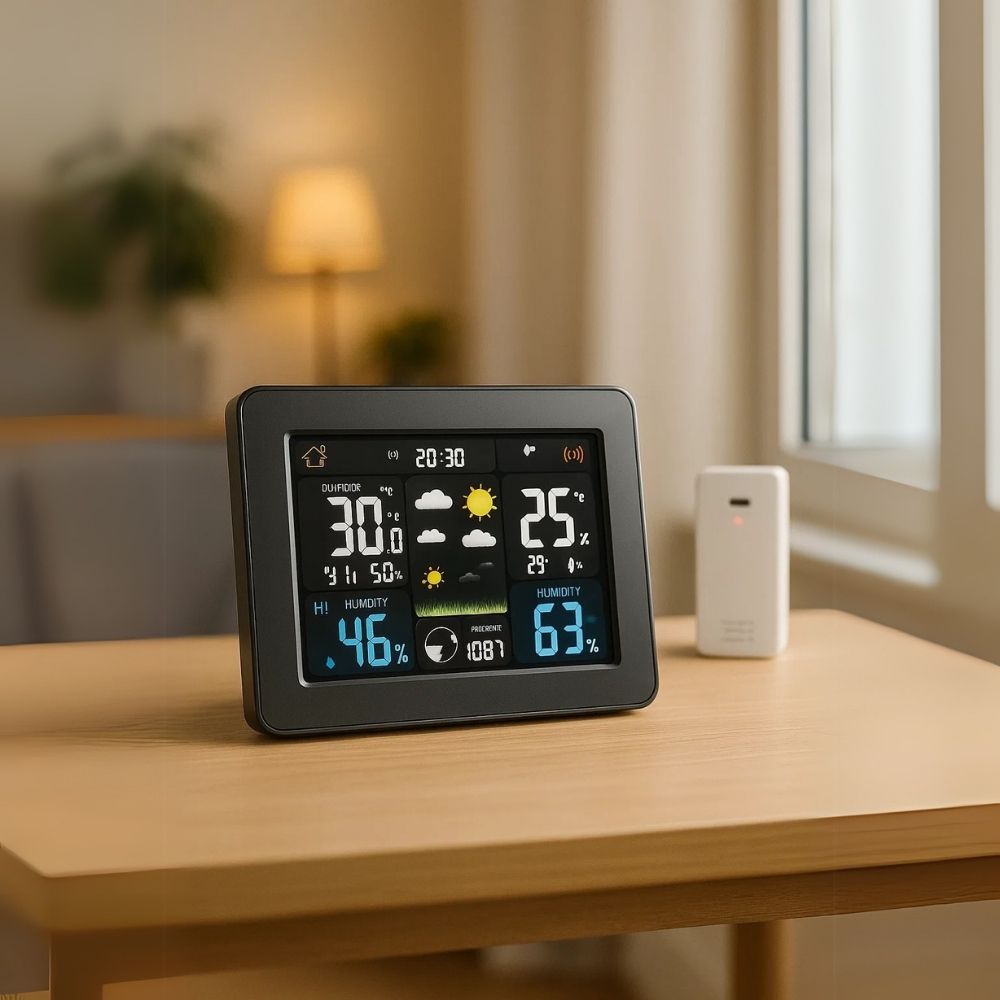 ClimaSense Bezdrátová domácí meteorologická stanice Teplota a vlhkost | Lersk