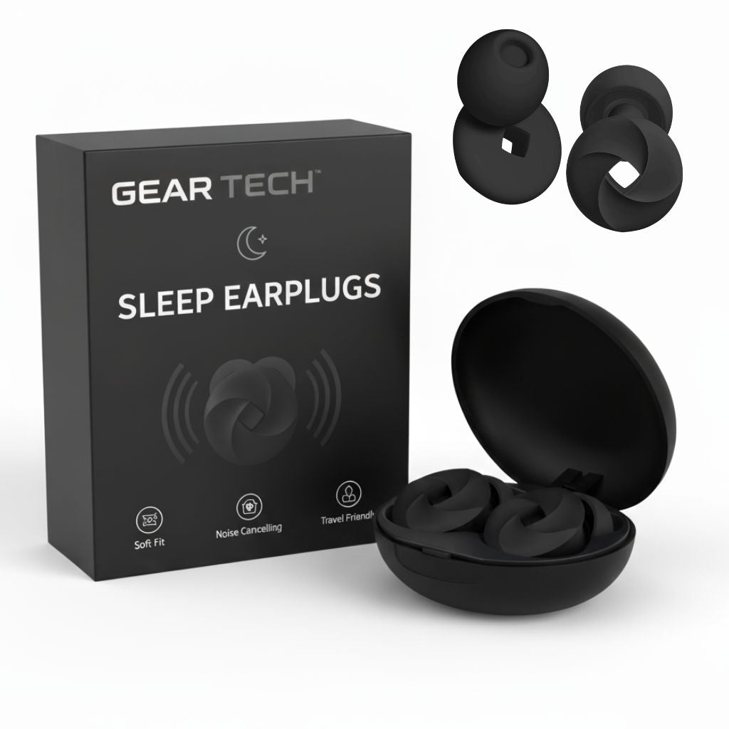 Tampões de Ouvido SlumberNest Sleep com Redução de Ruído de 33 dB para Conforto Durante Toda a Noite | Lersk