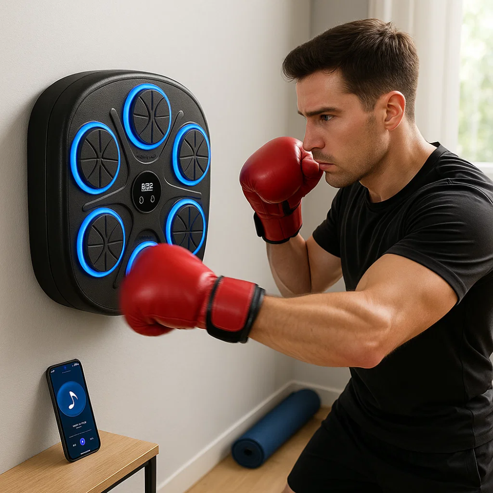 MeloFit Boxing Trainer With Bluetooth For Home Workouts | Lersk