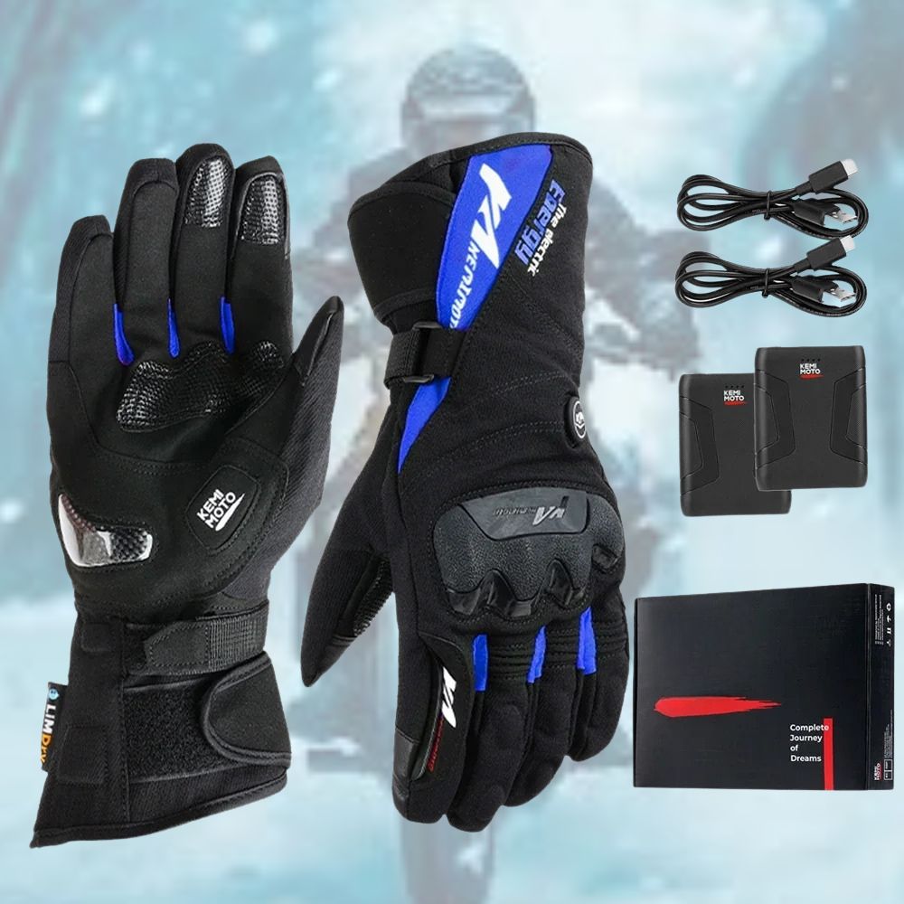 VeloWarm Heated Motorcycle Gloves | USB Rechargeable | Lersk