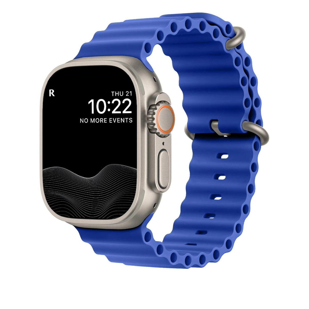 Nautisle Dive Strap for Apple Watch Adjustable Silicone Tubular Band Wetsuit