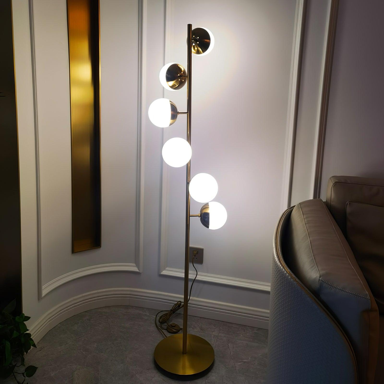 LunaraGlow LED Boomlamp - Středověká skleněná koule | Lersk