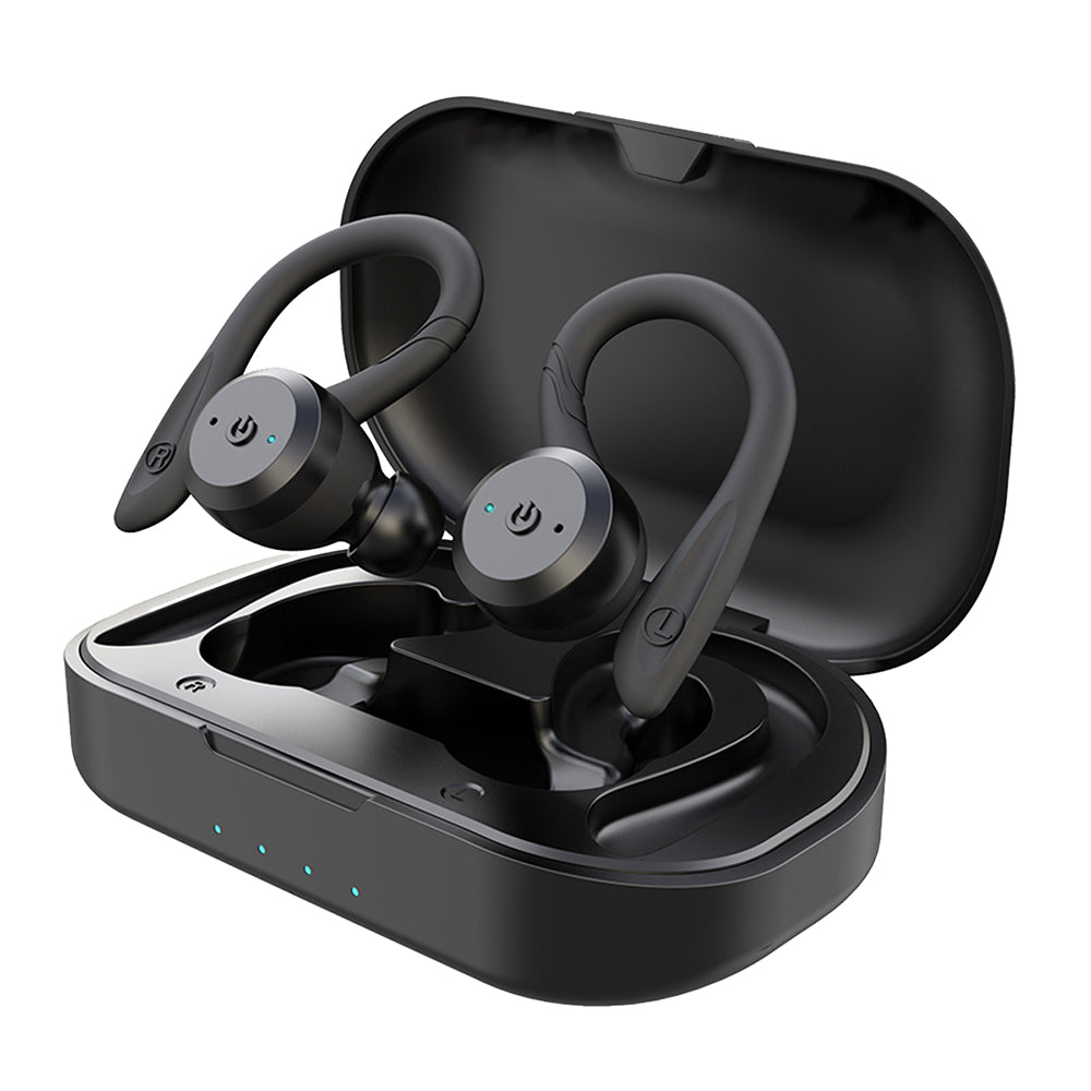 AudioActive wasserdichte kabellose Sport-Ohrhörer mit Bluetooth und 20 Stunden Wiedergabezeit | Lersk