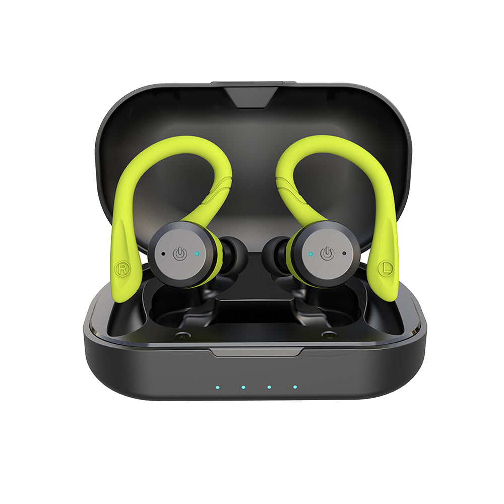 AudioActive wasserdichte kabellose Sport-Ohrhörer mit Bluetooth und 20 Stunden Wiedergabezeit | Lersk
