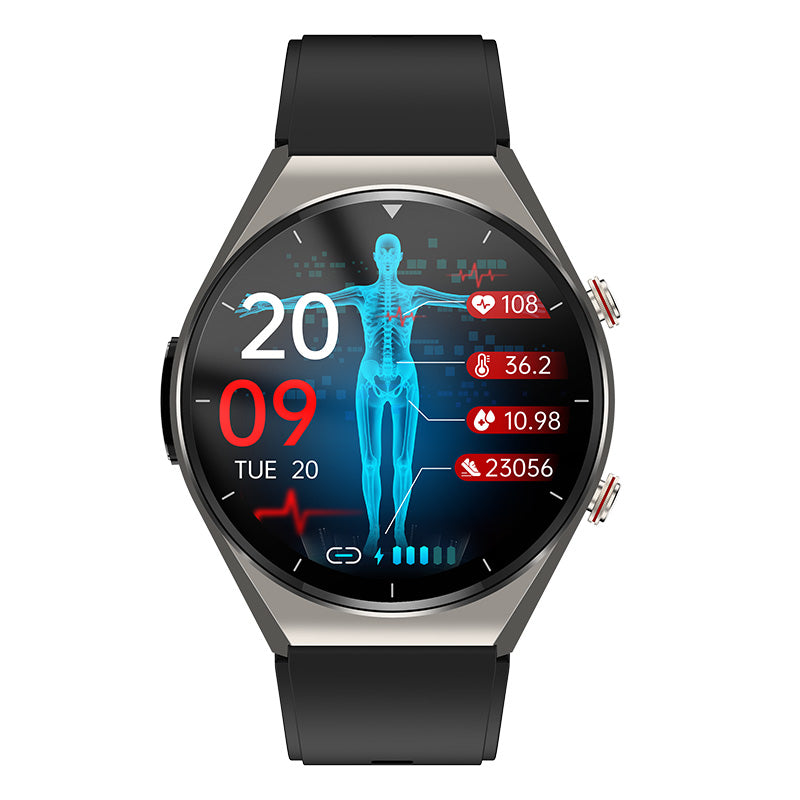 VitaPulse Pro Uhr für Glukose, Blutdruck, EKG und HRV Gesundheit | Lersk