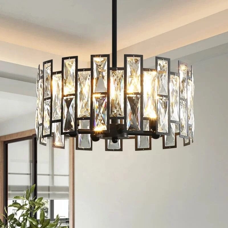 Celestia Crystal Pendant Light in Stainless Steel and LED | Lersk