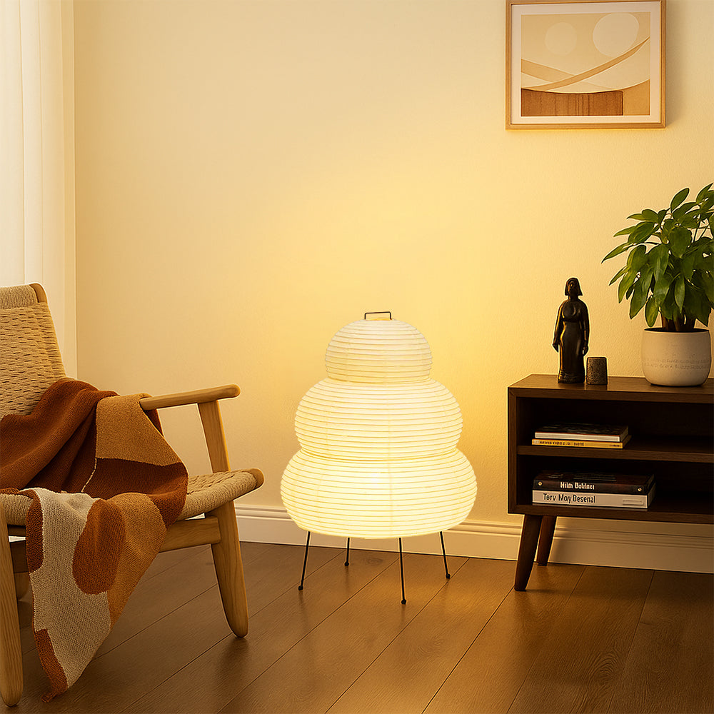 NovaLite Rispapirlampe Minimalistisk Varm Dekorativ Belysning | Lersk