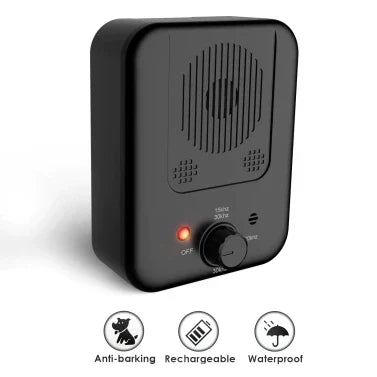 QuietPaw Pro Ultrasonic Bark Trainer For Dogs With Adjustable Frequency