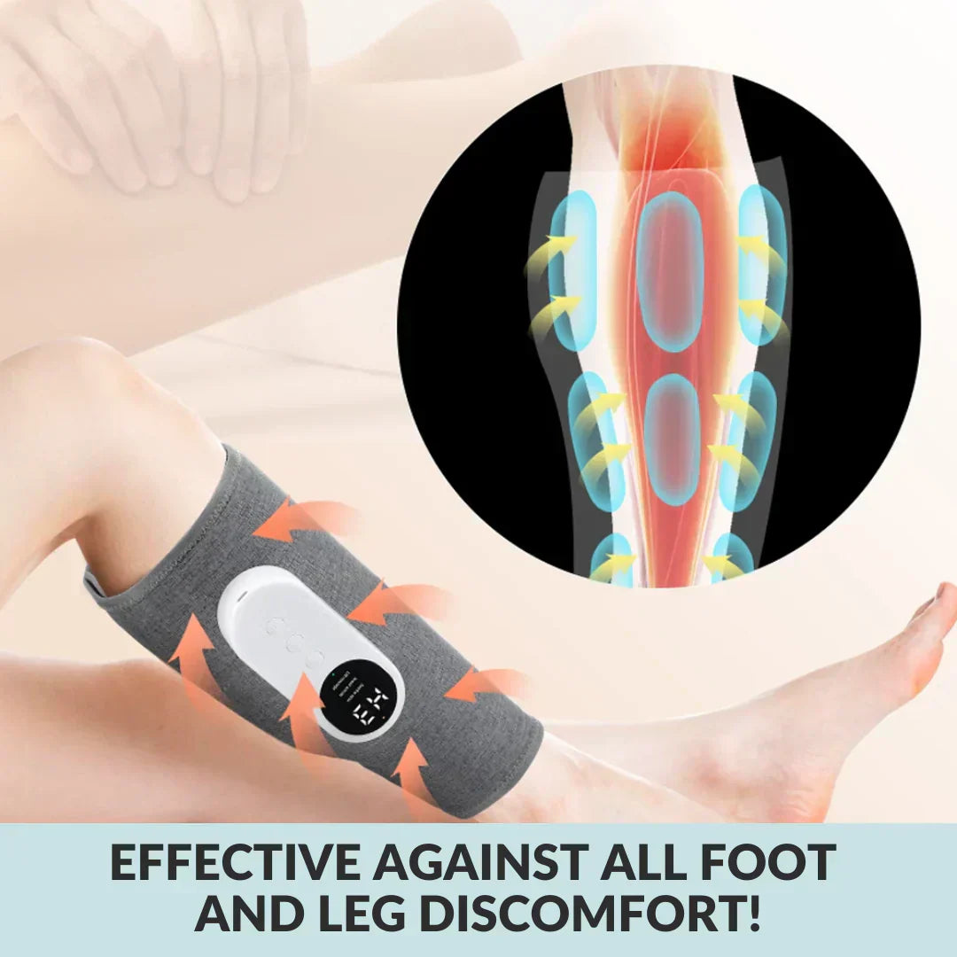 CuraFlow Massageur de Jambes 3-en-1 pour Gonflement et Circulation à Domicile | Lersk