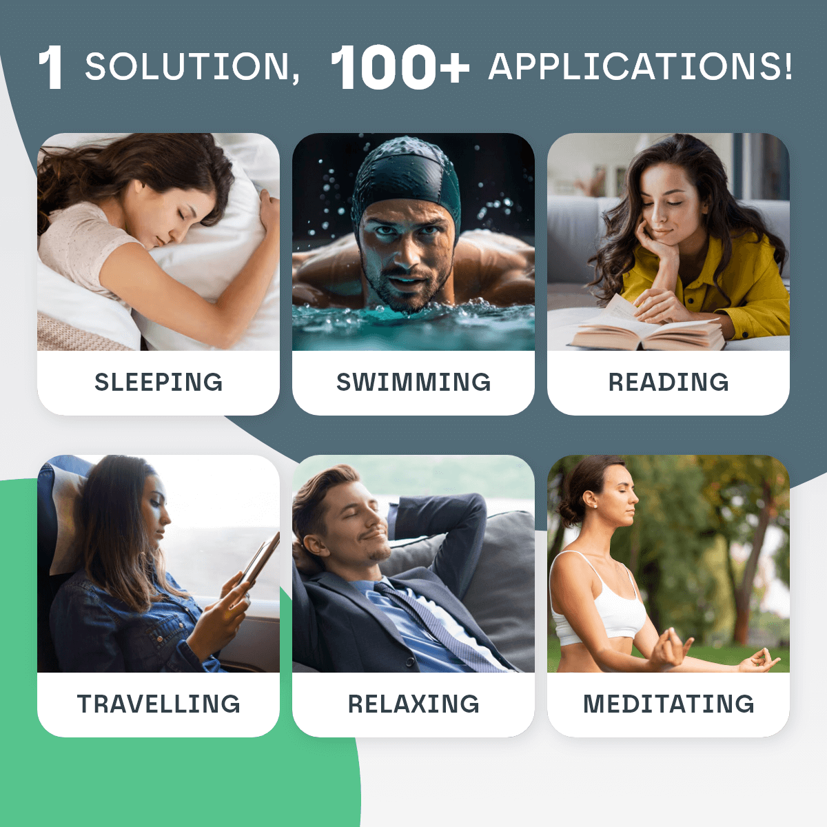 Tampões de Ouvido SlumberNest Sleep com Redução de Ruído de 33 dB para Conforto Durante Toda a Noite | Lersk