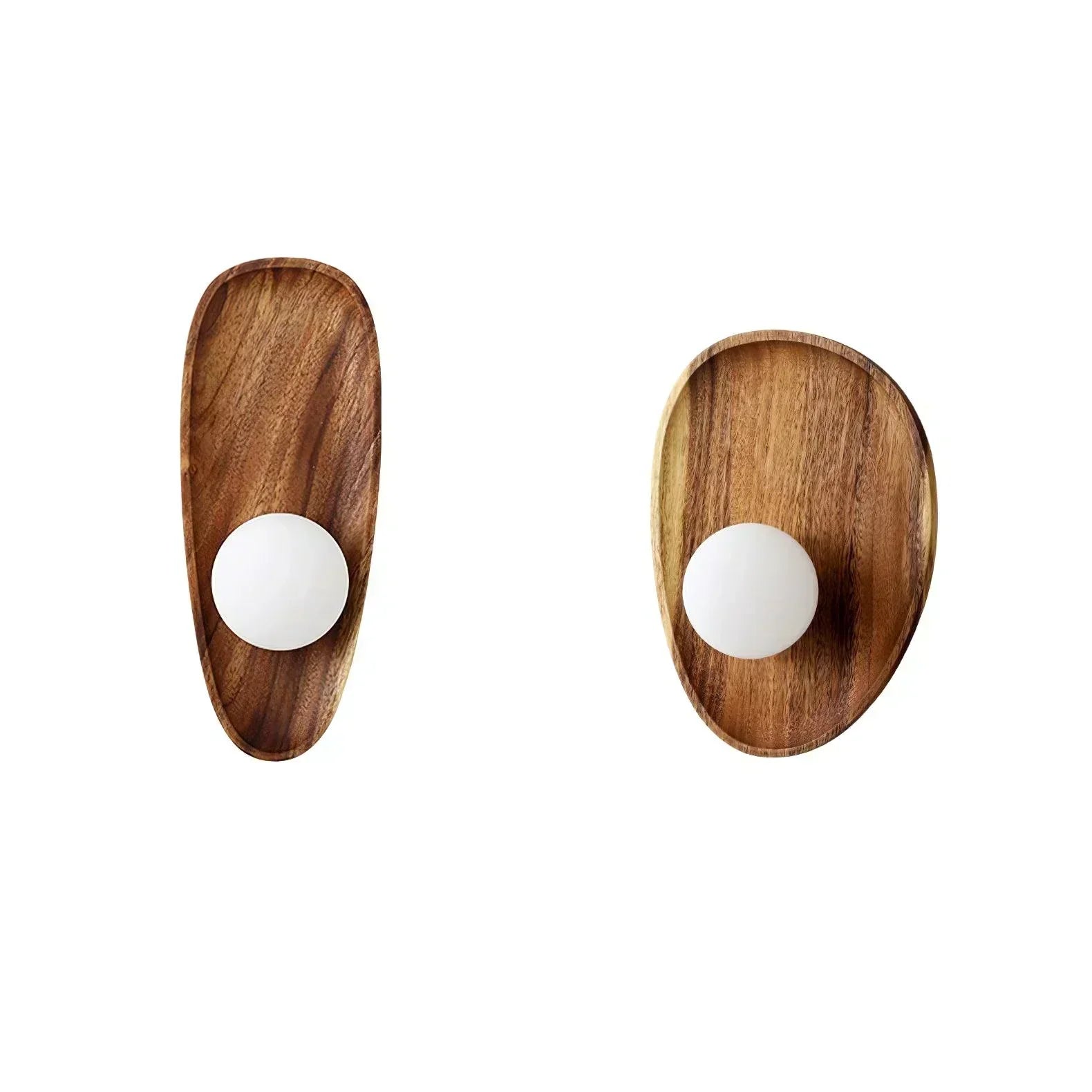 LumiVerde Natural Wood Wall Lamp for Warm Ambience | Lersk