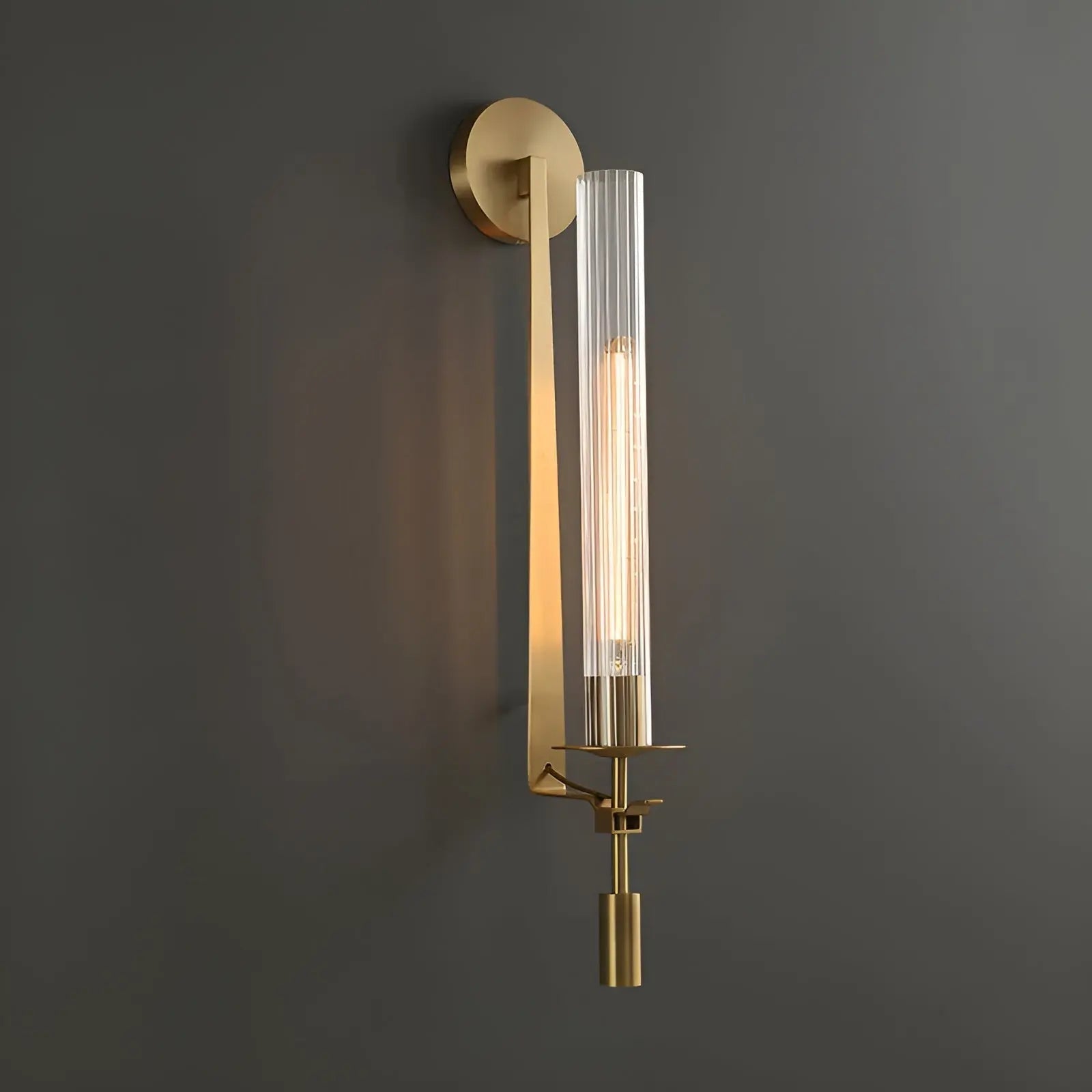 Aetheris Glass Wall Lamp for Elegant Ambient LED Lighting | Lersk