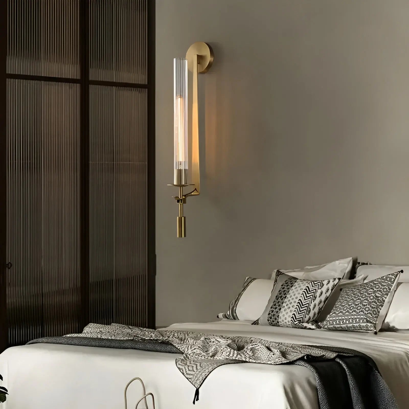 Aetheris Glass Wall Lamp for Elegant Ambient LED Lighting | Lersk