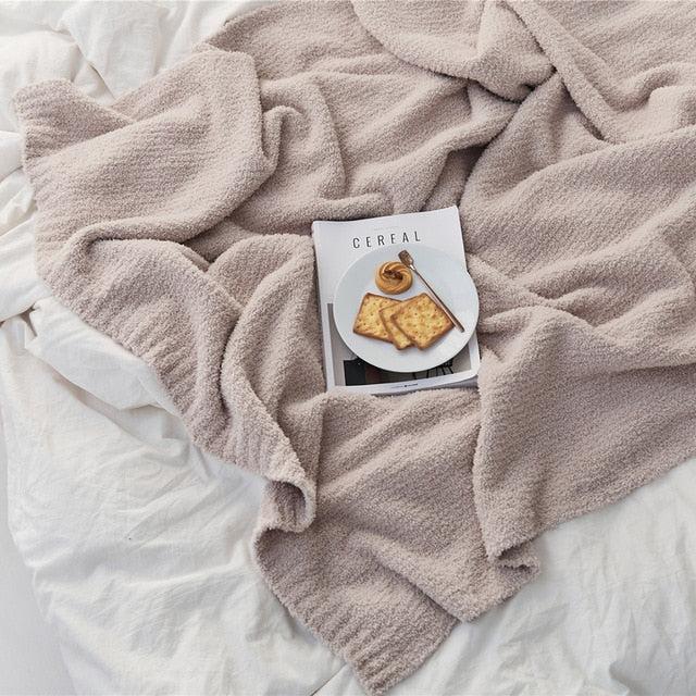 LumaNest UltraSoft Mikrofiber Tæppe i 5 Farver Anti Nuppe | Lersk