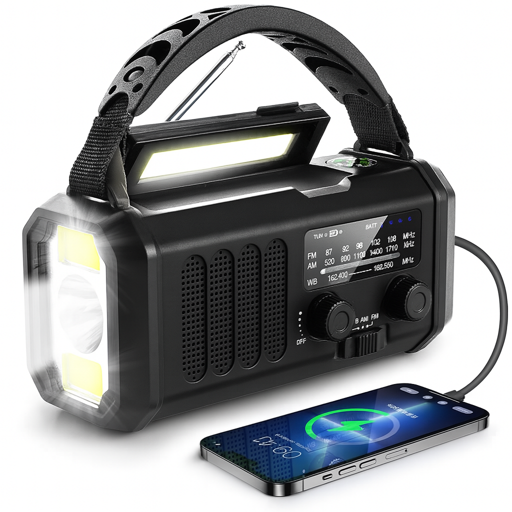 SolAid Solar Emergency Radio With 10,000 mAh Battery | Lersk