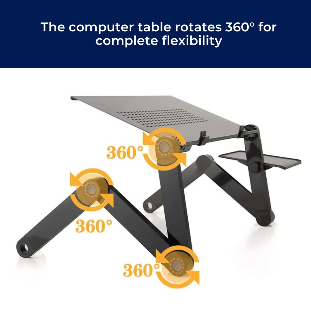 Adjustable Laptop Stand With Cooling For Bed, Couch & Desk | Lersk