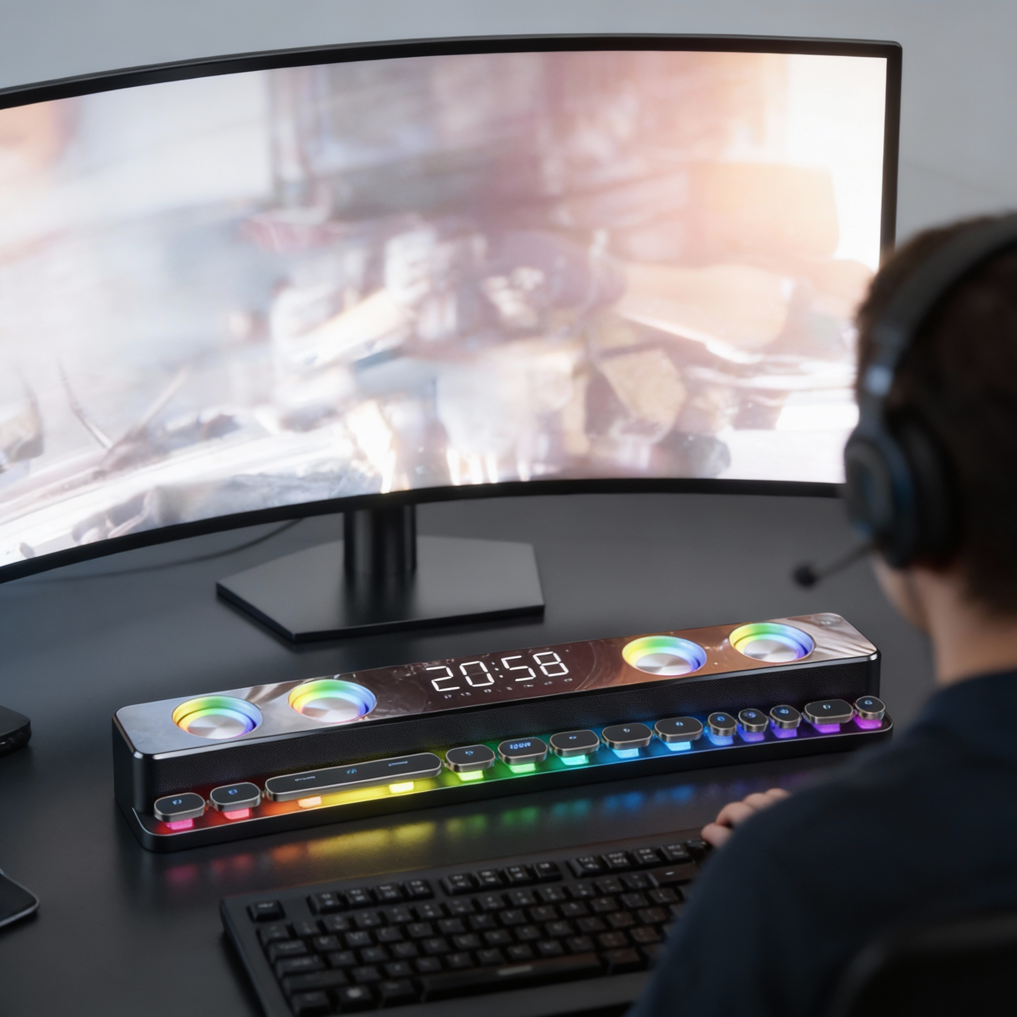 Wireless Gaming Sound Bar Bluetooth Speaker | Lersk