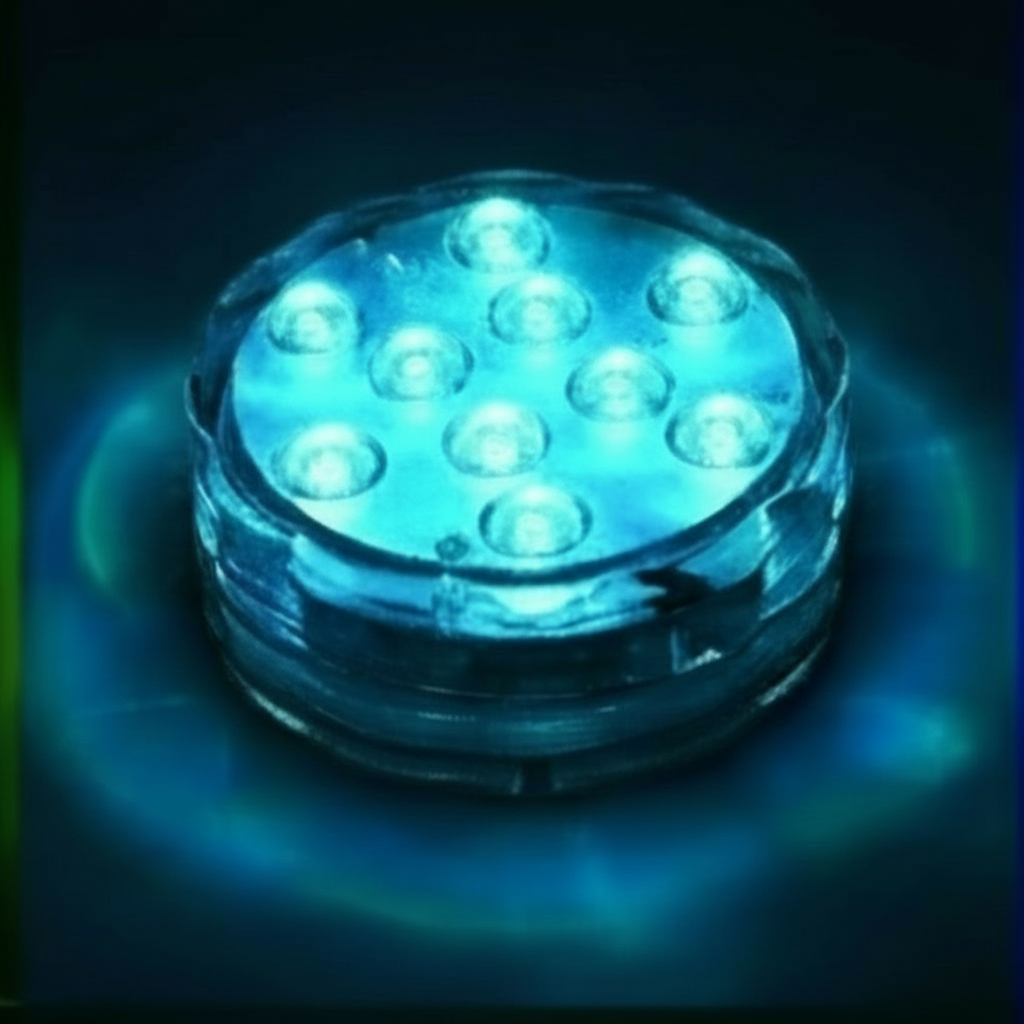 Lampe LED étanche à télécommande avec ventouse magnétique pour piscines et éclairage extérieur | Lersk