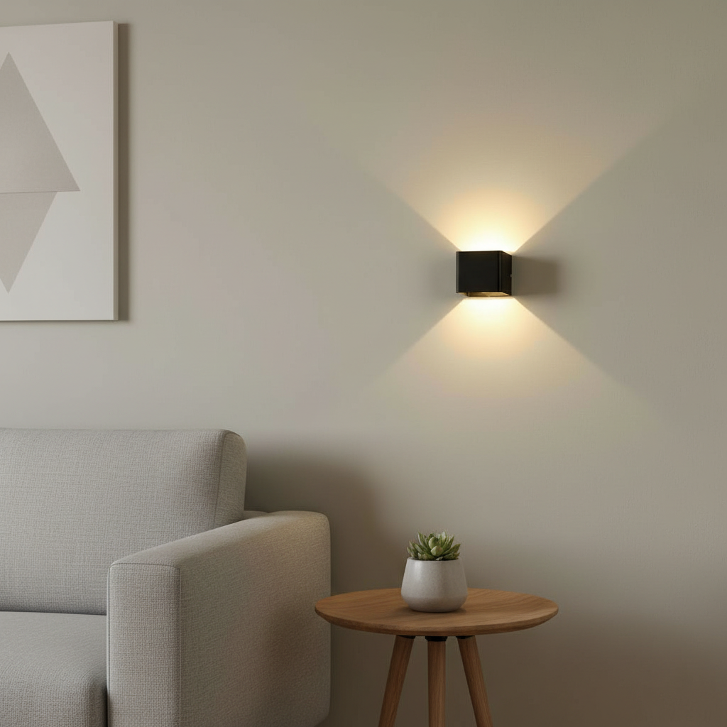Trådlampa med uppladdningsbart batteri, justerbart ljus upp och ner samt USB-driven för heminredning och mysig atmosfär | Lersk