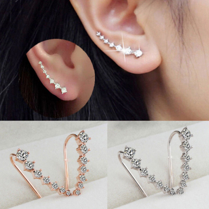 Lunara Seven Star Diamond Earrings | Lersk