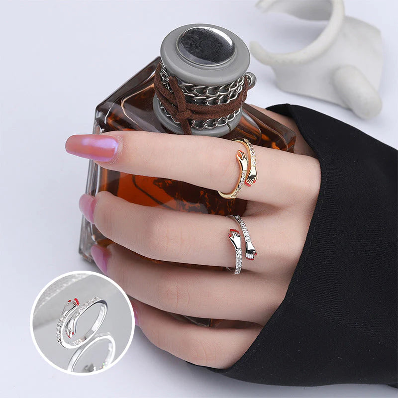 Hug Ring – Bestes Geschenk für geliebte Menschen, ein einfaches und dennoch elegantes Accessoire, das Bindung und Dankbarkeit feiert | Lersk