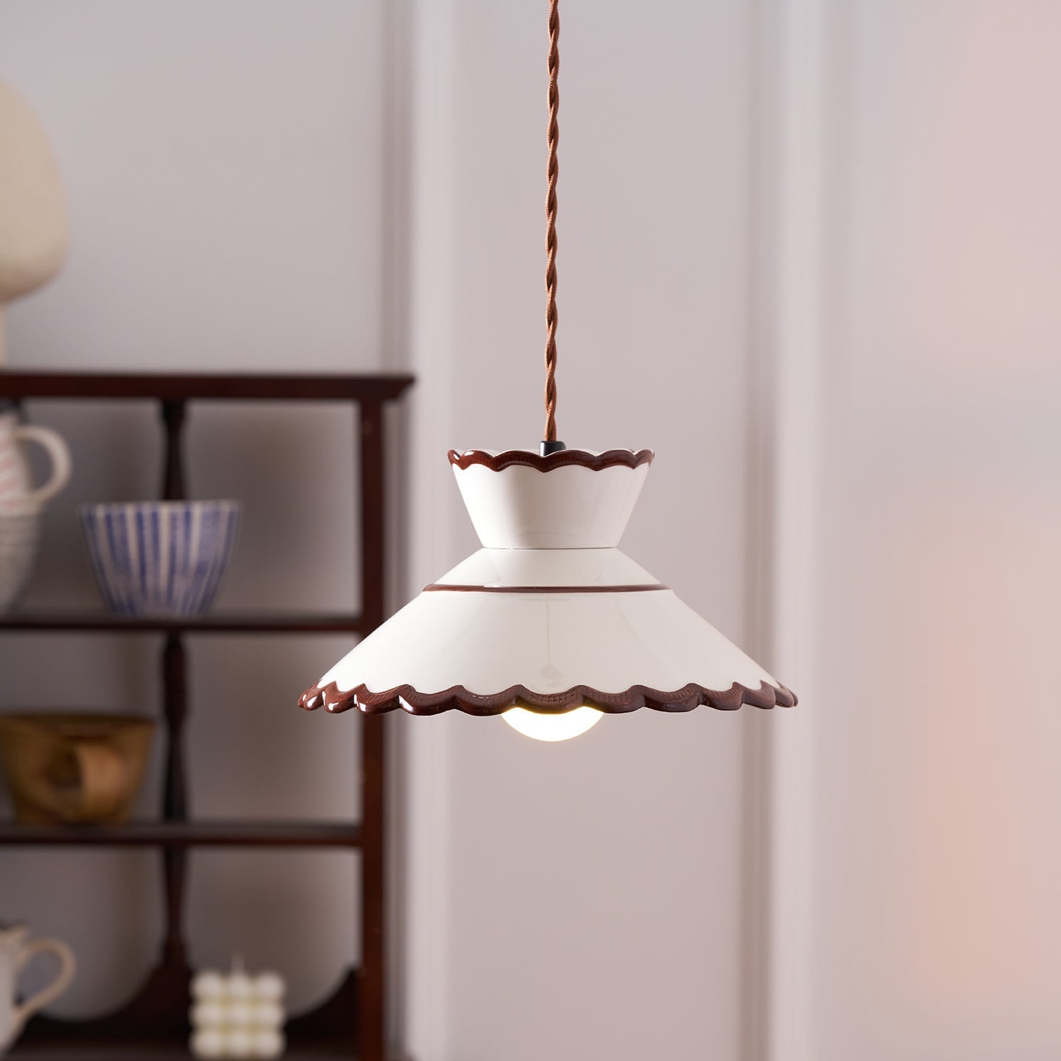 Aurelia Retro Ceramic Pendant Lights for Kitchens and Cafes | Lersk
