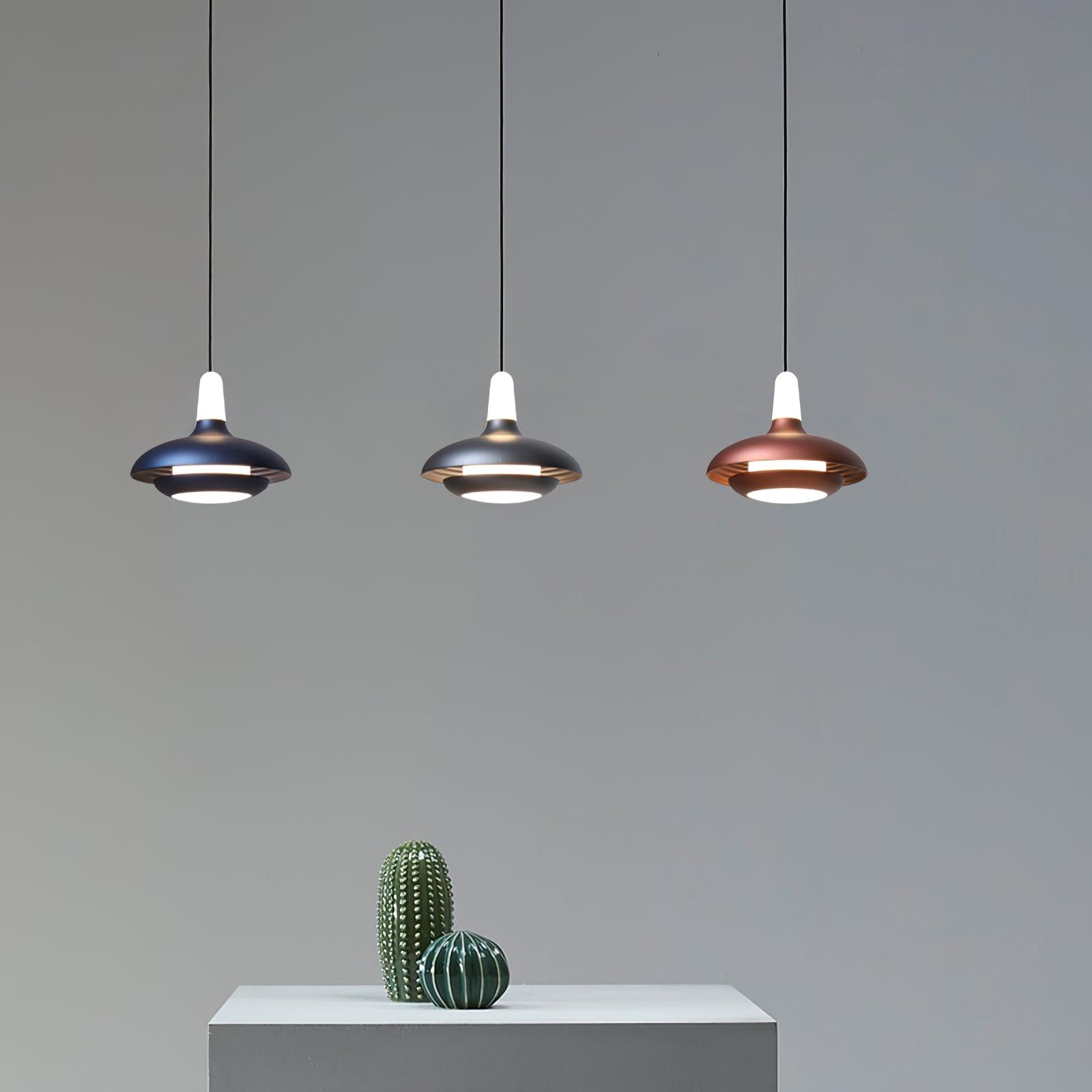 SolaraTrio Natural Style Aluminum Pendant Lamp With LED | Lersk