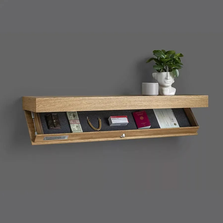 Designer-Geheimfach mit verstecktem Raum für moderne minimalistische Innenräume und elegante Präsentation | Lersk