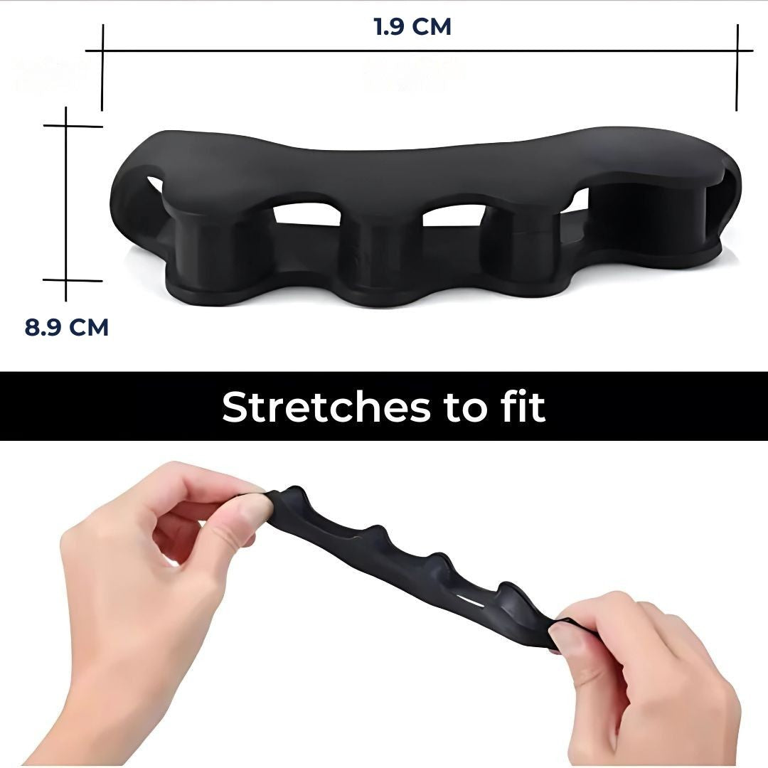 FlexAlign Tåspreder - Tåjustering og Smertelindring ved Hallux Valgus, Overlappende Tæer og Fodkomfort | Lersk